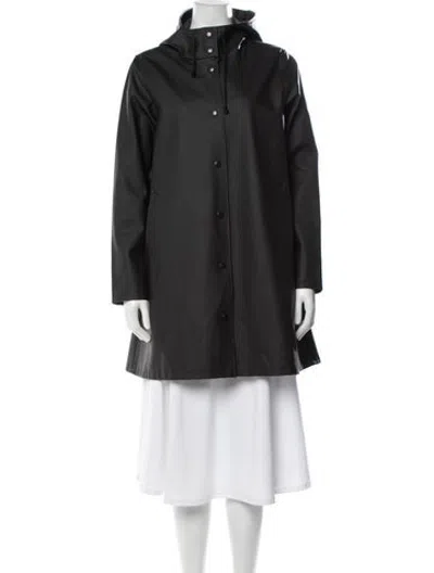 Pre-owned Stutterheim Coat In Black