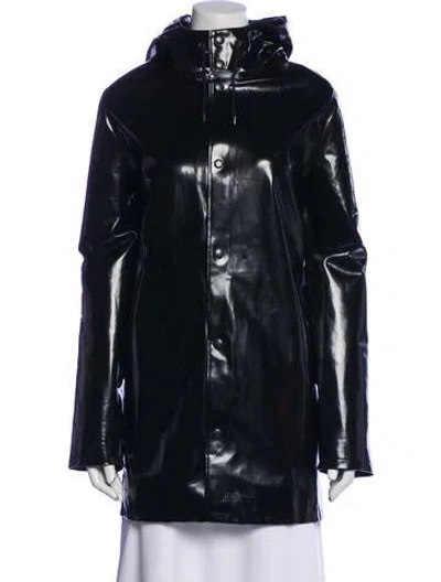 Pre-owned Stutterheim Coat In Blue