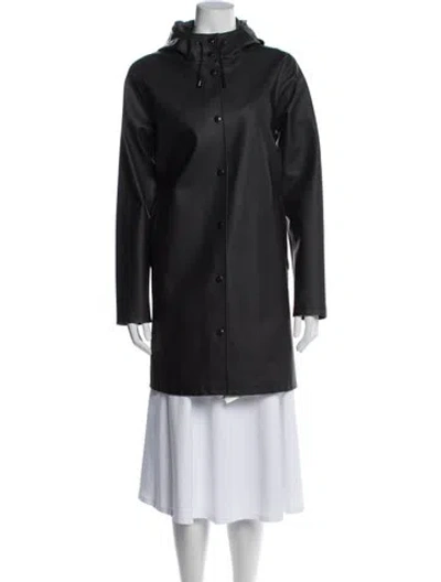 Pre-owned Stutterheim Coat In Gray