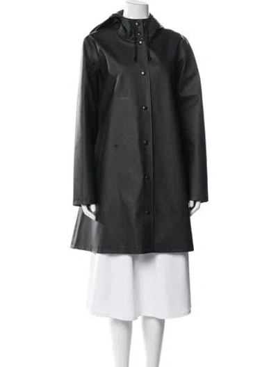 Pre-owned Stutterheim Coat In Gray