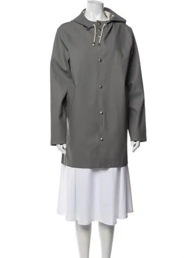 Pre-owned Stutterheim Coat In Gray