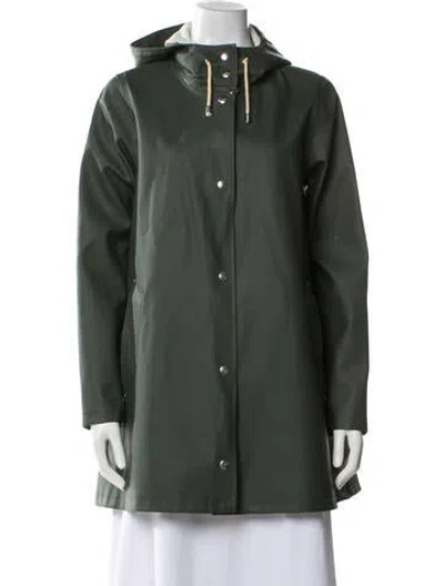 Pre-owned Stutterheim Coat In Green