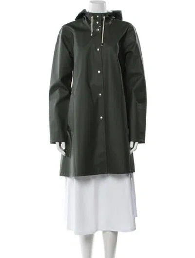 Pre-owned Stutterheim Coat In Green