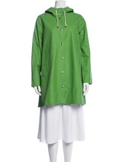 Pre-owned Stutterheim Coat In Green