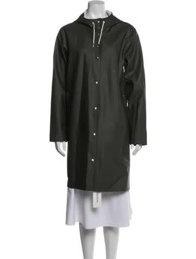 Pre-owned Stutterheim Coat In Green