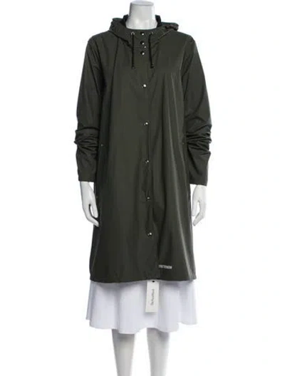 Pre-owned Stutterheim Coat In Green