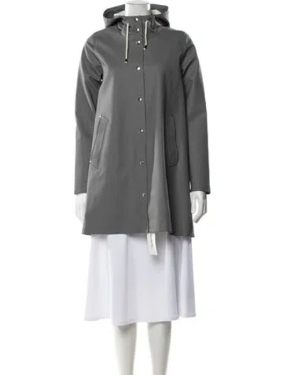 Pre-owned Stutterheim Coat In Grey