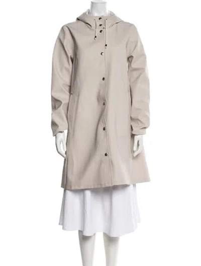 Pre-owned Stutterheim Coat In Neutral