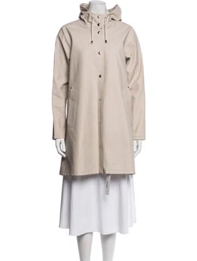 Pre-owned Stutterheim Coat In Neutrals