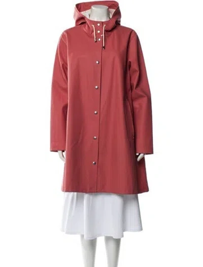 Pre-owned Stutterheim Coat In Pink