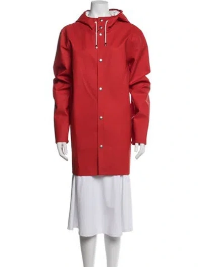 Pre-owned Stutterheim Coat In Red