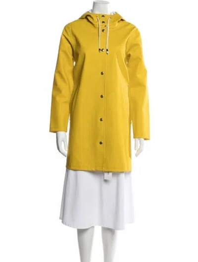 Pre-owned Stutterheim Coat In Yellow