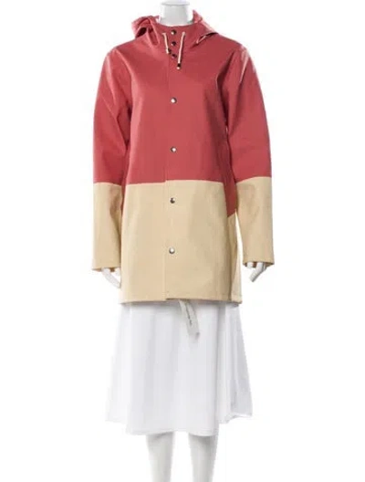 Pre-owned Stutterheim Colorblock Pattern Parka In Multi