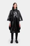 Stutterheim Concert Print Opal Poncho In Black