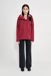 Stutterheim Faversham Matte Raincoat In Pink