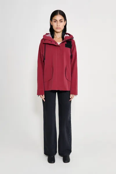 Stutterheim Faversham Matte Raincoat In Pink