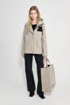 Stutterheim Faversham Matte Raincoat In Gray