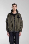 Stutterheim Forsa Full Zip Hooded Jacket In Green