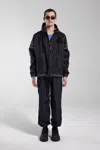 Stutterheim Forsa Full Zip Hooded Jacket In Black