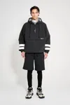 Stutterheim Forsa Stripe Anorak In Black