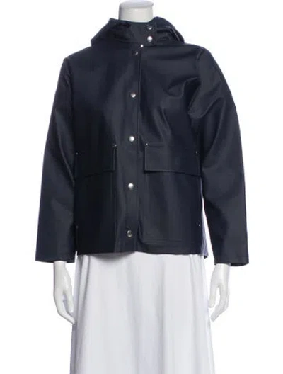 Pre-owned Stutterheim Jacket In Blue