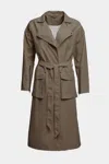 Stutterheim Kista Lightweight Trench Coat In Mole