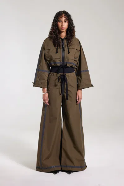 Stutterheim Lilla Tre Tape Gree In Brown
