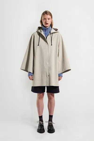 Stutterheim Lubban Rain Jacket In Metallic