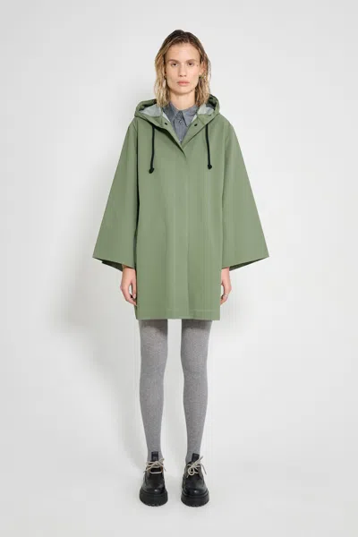 Stutterheim Lubban Rain Jacket In Green