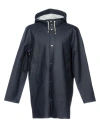 Stutterheim Full-length Jacket In Blue