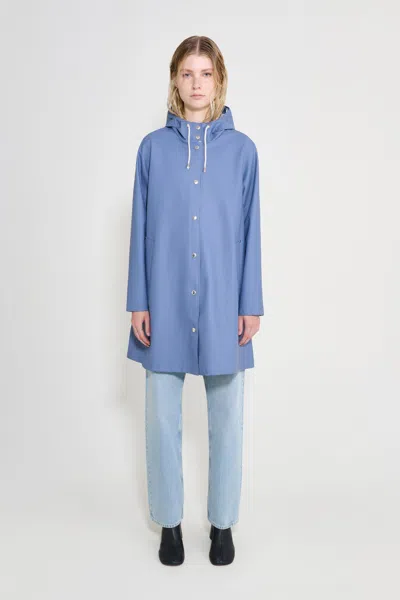 Stutterheim Mosebacke Lightweight Raincoat In Blue