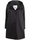 Stutterheim Mosebacke Long-length Raincoat In Black