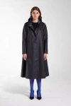Stutterheim Mosebacke Long Raincoat In Black
