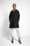 Stutterheim Mosebacke Matte Raincoat In Black