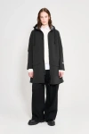 Stutterheim Mosebacke Patch Raincoat In Black