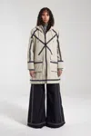 Stutterheim Mosebacke Tape Matte Raincoat In Pelican