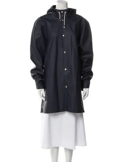 Pre-owned Stutterheim Parka In Blue