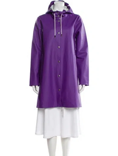 Pre-owned Stutterheim Parka In Purple