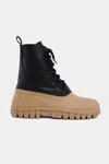 Stutterheim Patrol Boot Leather Black/ In Black,fudge