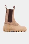 Stutterheim Patrol Boot Shaft Suede In Tobacco