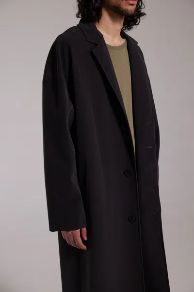 Stutterheim Rydberg Long Matte Raincoat In Black