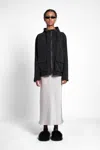 Stutterheim Sandviken Matte Zip In Black