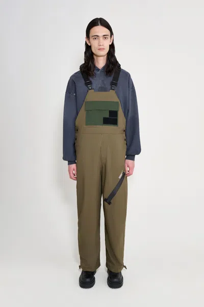 Stutterheim Space Bib Trousers In Green