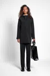 Stutterheim Stockholm Matte Raincoat In Black