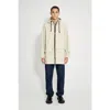 Stutterheim Stockholm Patch Matte Raincoat In Gray