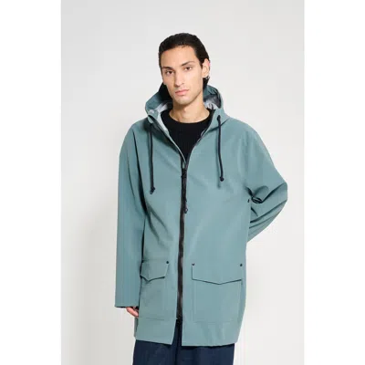 Stutterheim Stockholm Patch Raincoat In Brown