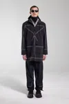 Stutterheim Stockholm Tape Matte Raincoat In Black