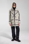 Stutterheim Stockholm Tape Matte Raincoat In Pelican