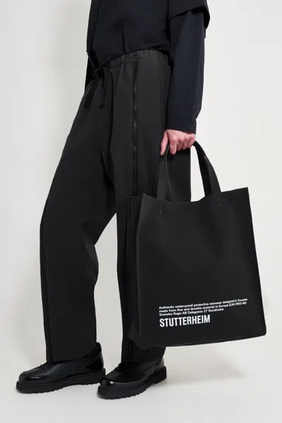 Stutterheim Stylist Bag Big Print In Black