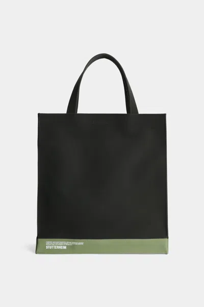Stutterheim Stylist Bag Matte Black/dry In Green